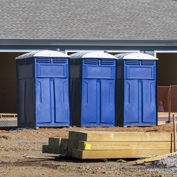 are there any restrictions on what items can be disposed of in the porta potties in Erin